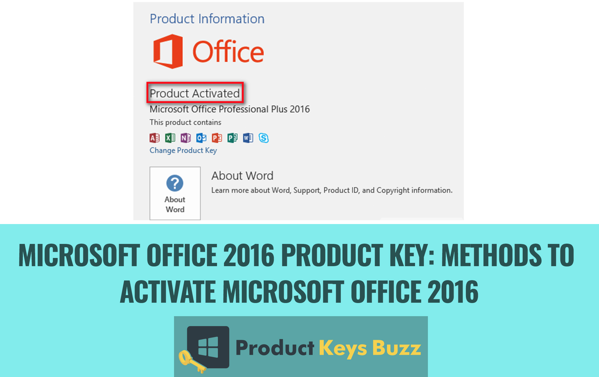ms office product key for windows 10